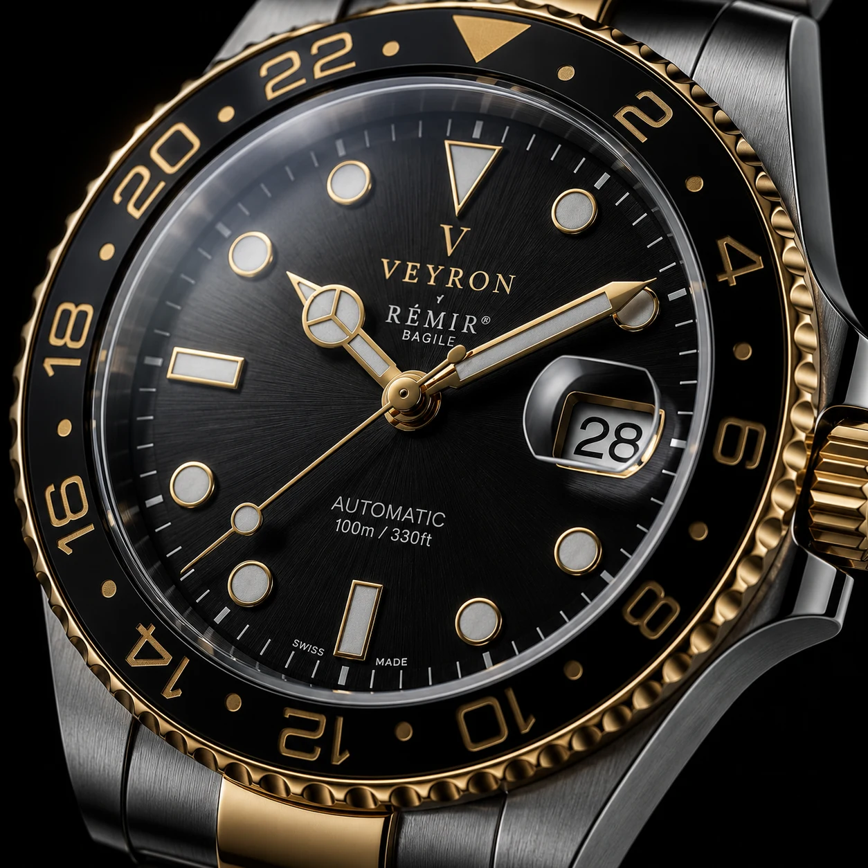 Veyron watch dial detail
