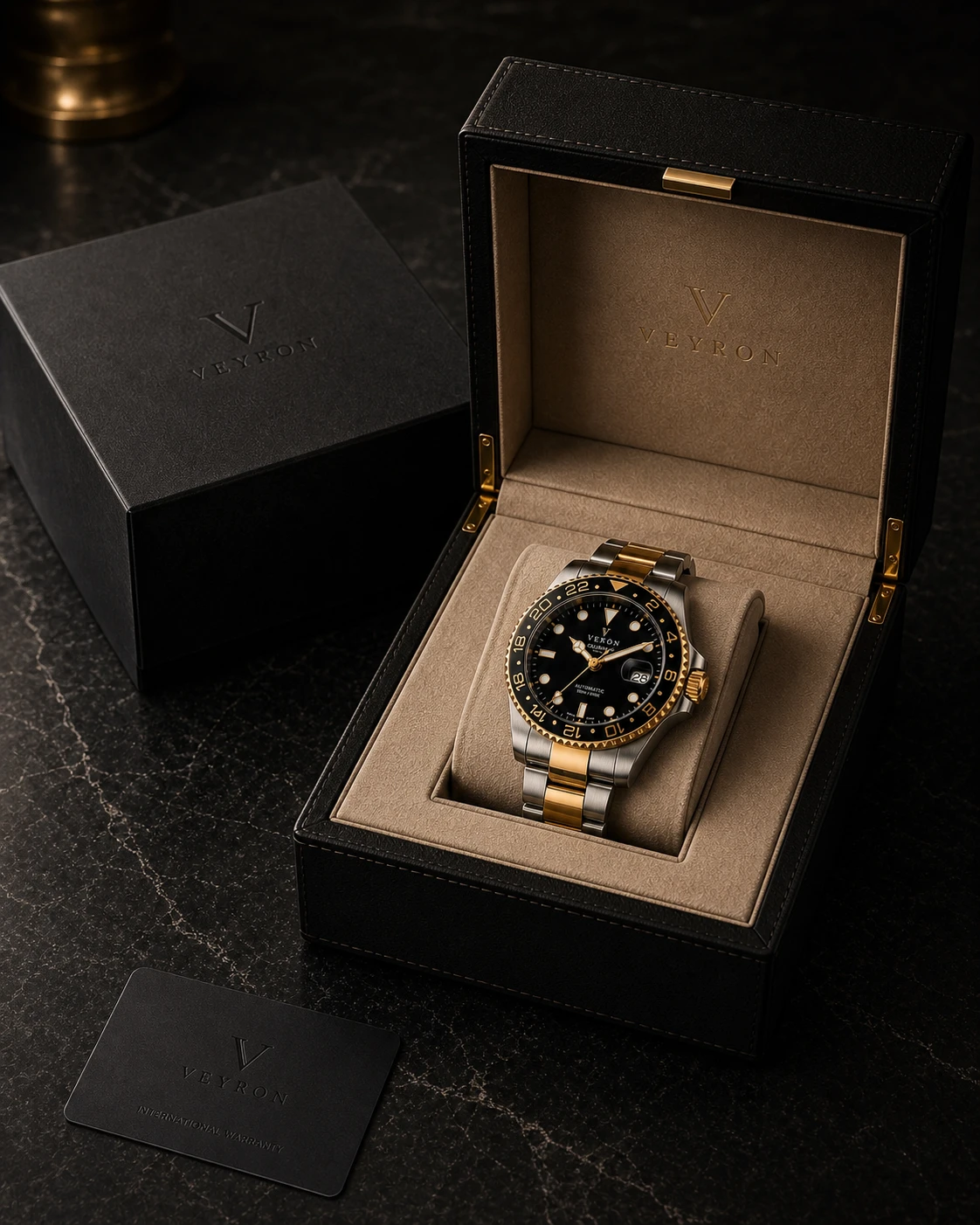 Veyron V01 presentation box and warranty card