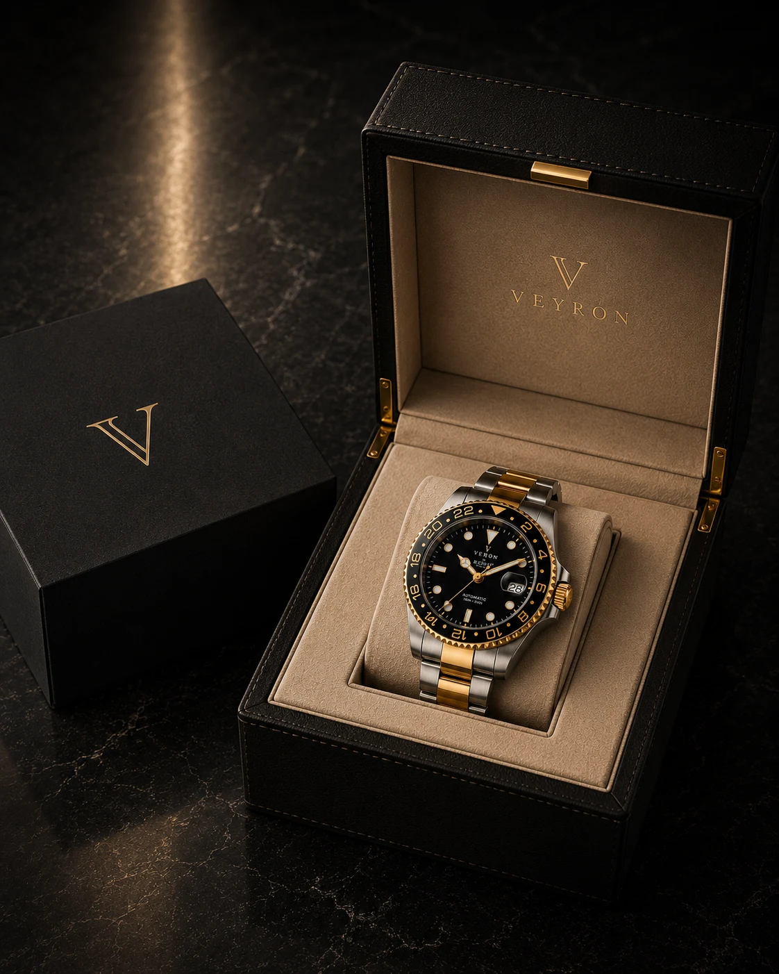 Veyron presentation case and V01 watch